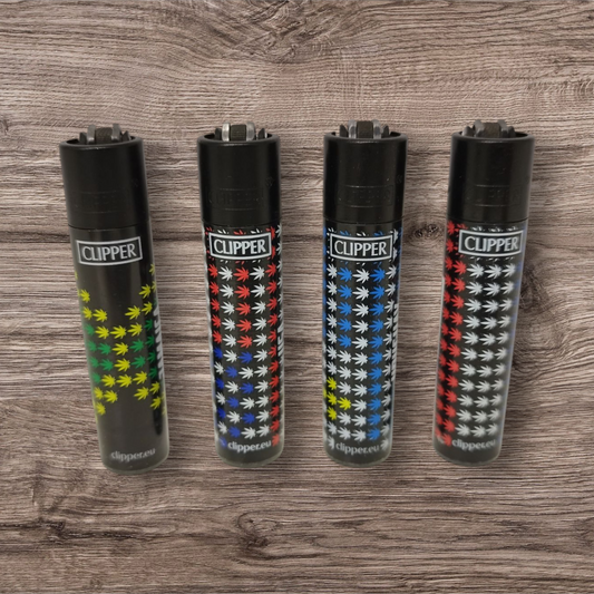 Clipper  Large 4er Set  - Weed States -  Red Pin