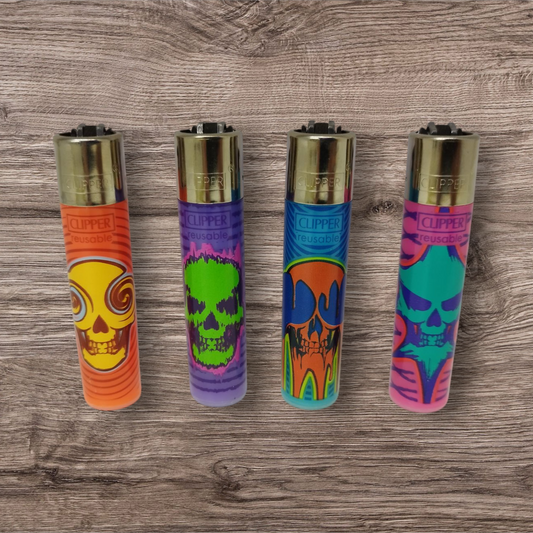 Clipper Large 4er Set - Natural Skulls 1 -