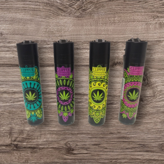 Clipper Large 4er Set - Mandala Leaves 3 -