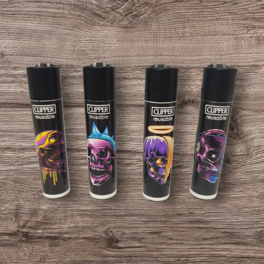 Clipper Large 4er Set - Skulls 21 -