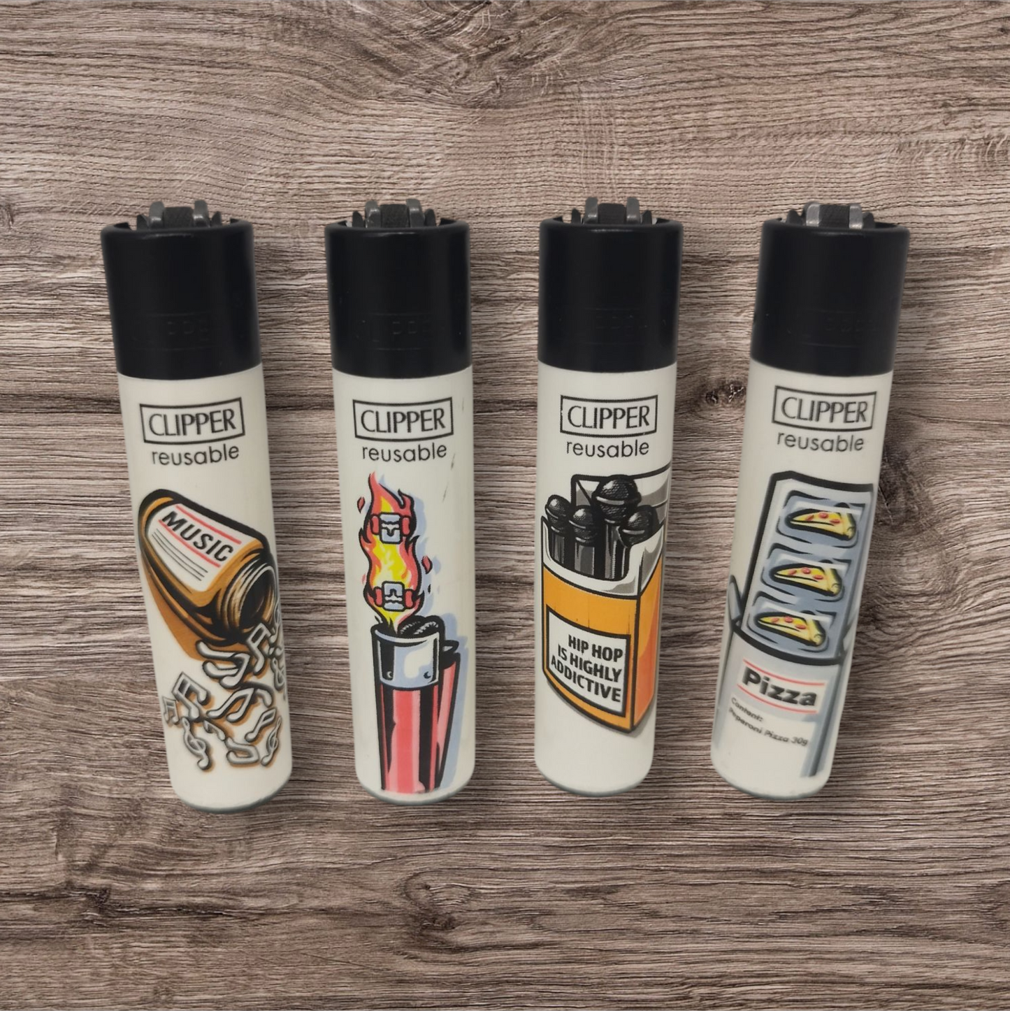 Clipper Large 4er Set - Abstrakt -