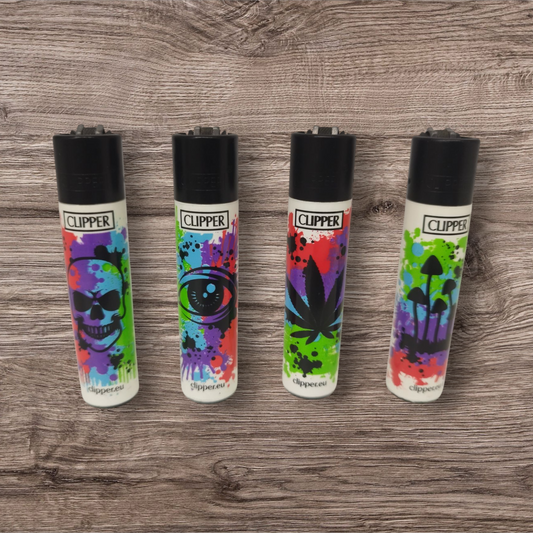 Clipper Large 4er Set - Splatter Symbols -
