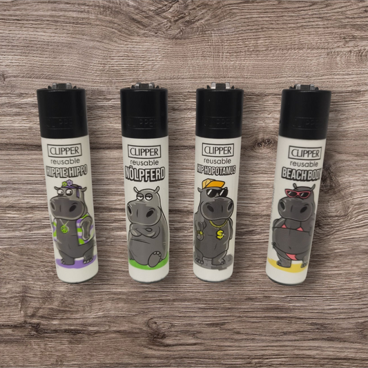 Clipper Large 4er Set - Nilpferde -