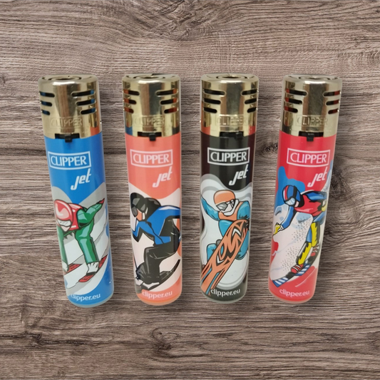 Clipper 4er Set Jet Flame - Ski -