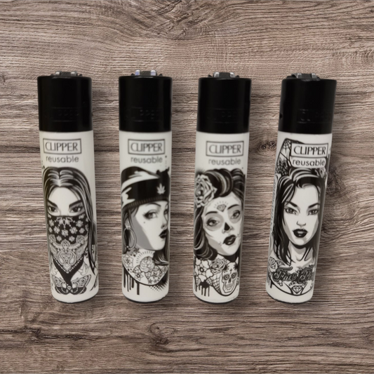 Clipper Large 4er Set - Tattoo Girls -