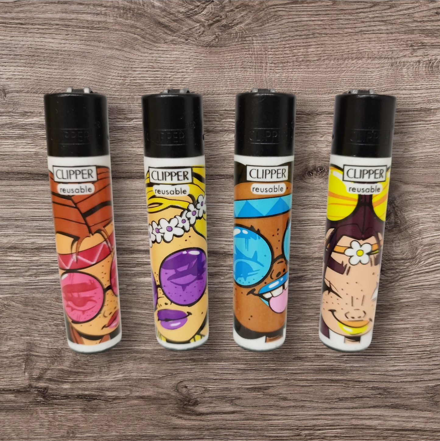 Clipper Large 4er Set - Hippie Girls 2 -