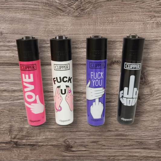Clipper  Large 4er Set - F*** You -