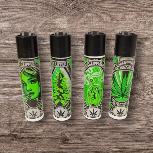 Clipper Large 4er Set - Grass Art - Red Pin