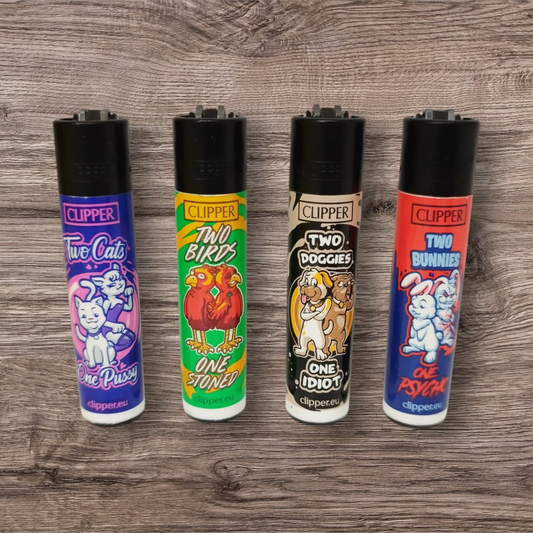 Clipper Large 4er Set - Two Animals -