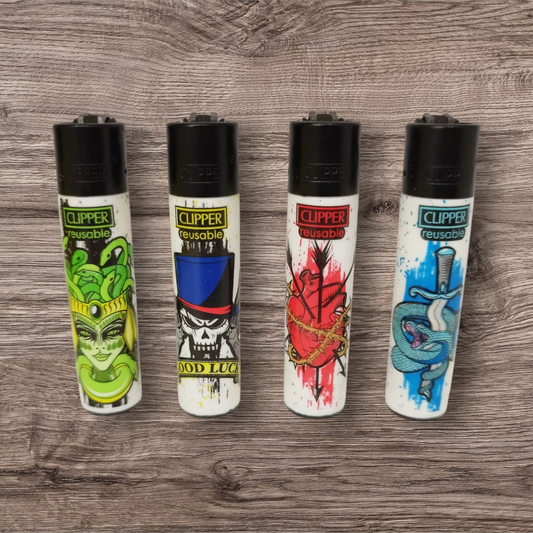 Clipper Large 4er Set - Tattoo Style -