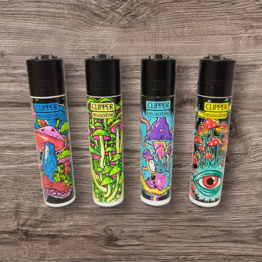 Clipper Large 4er Set - Shrooms 8 -