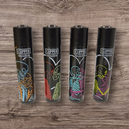 Clipper Large 4er Set - Loving Skulls 1 -
