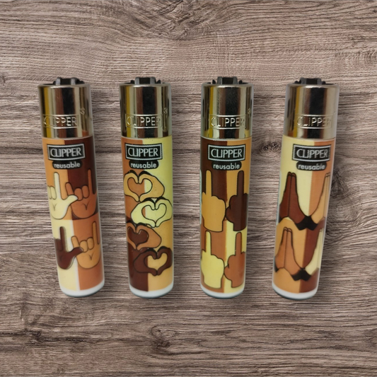 Clipper Large 4er Set - Emoji Hands -