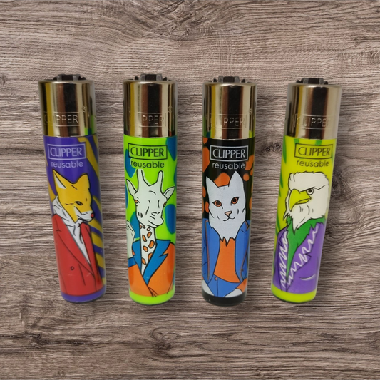 Clipper Large 4er Set - Animal Humans -