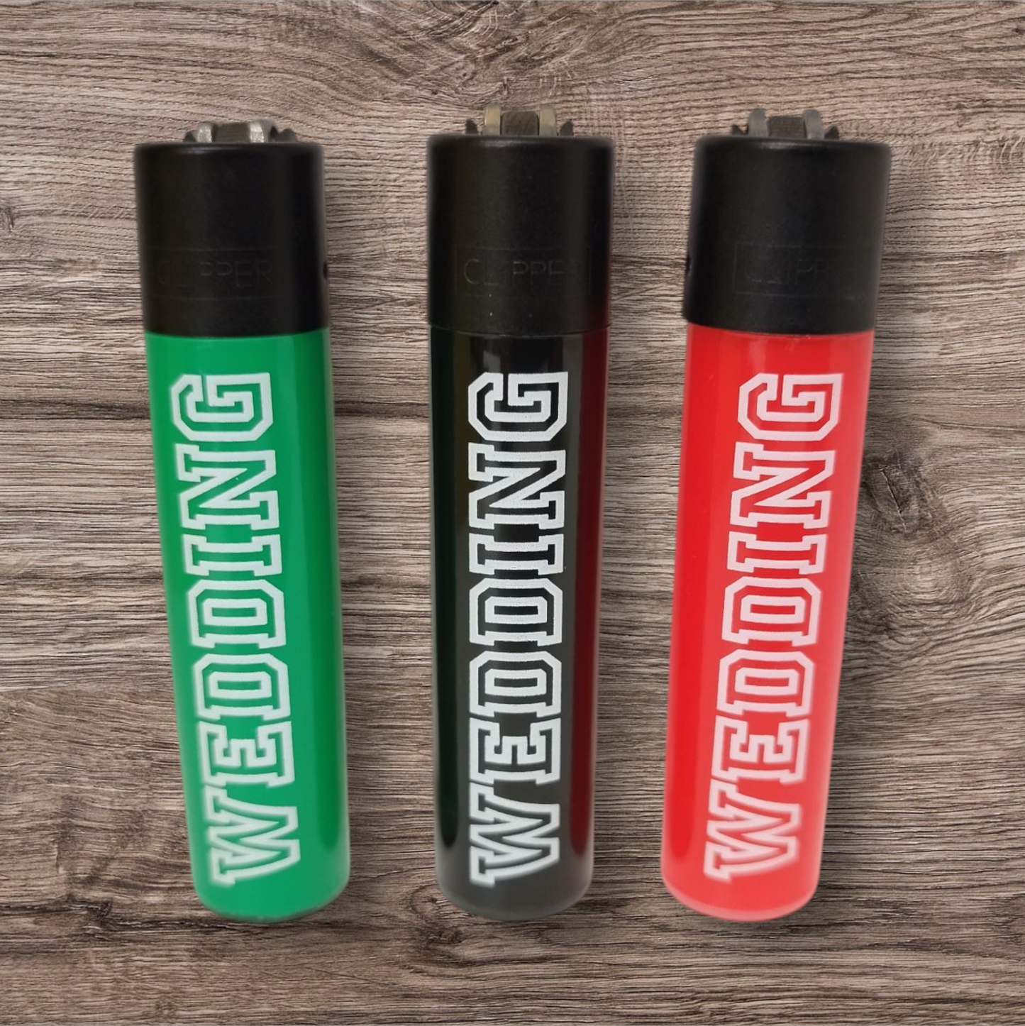 Clipper Large 3er Set - Wedding - Red Pin