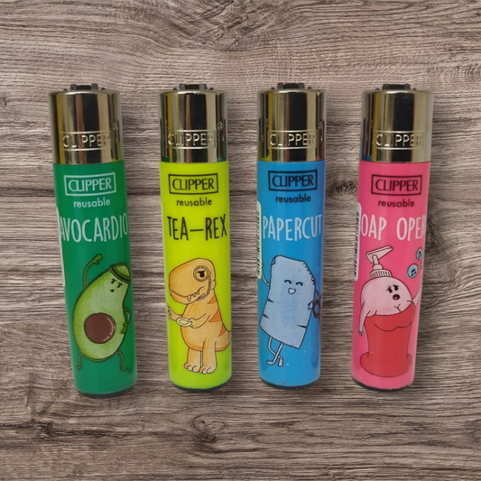 Clipper Large 4er Set - Funny Humor 2 -