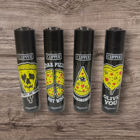 Clipper Large 4er Set - Pizza - "Red Pin"