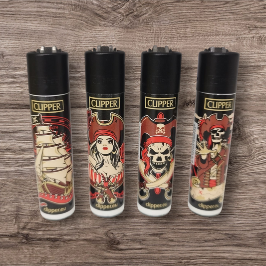 Clipper Large 4er Set - Pirates "Red Pin"