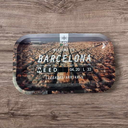 Plant Of Life Rolling Tray Barcelona    16 × 27 × 2,2 cm