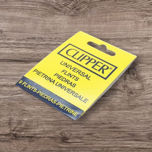 Clipper Feuersteine, 1 Blister je 9 Steine