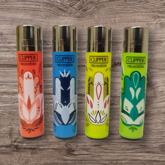 Clipper Large 4er Set - Hamsa Amulett -