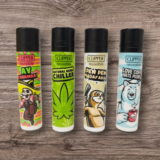 Clipper Large 4er Set - Mix Slogan 1 -
