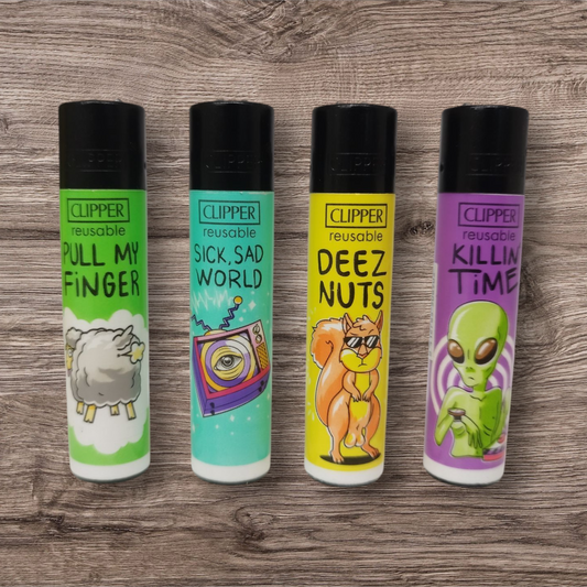 Clipper Large 4er Set - Mix Slogan #4 -