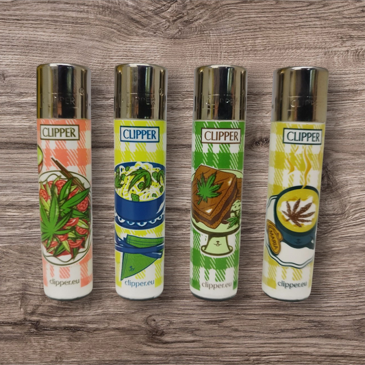 Clipper Large 4er Set - Food Leaves -
