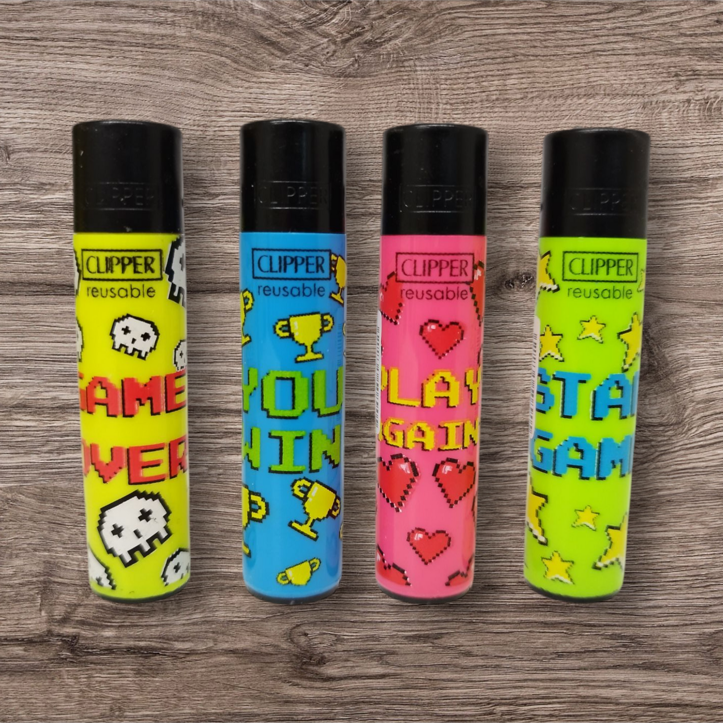 Clipper Large 4er Set - Game Over -