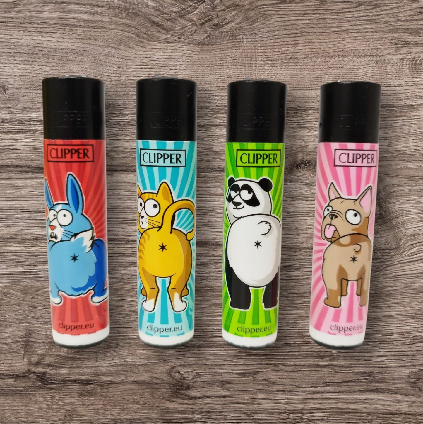 Clipper Large 4er Set - Butt Animals -