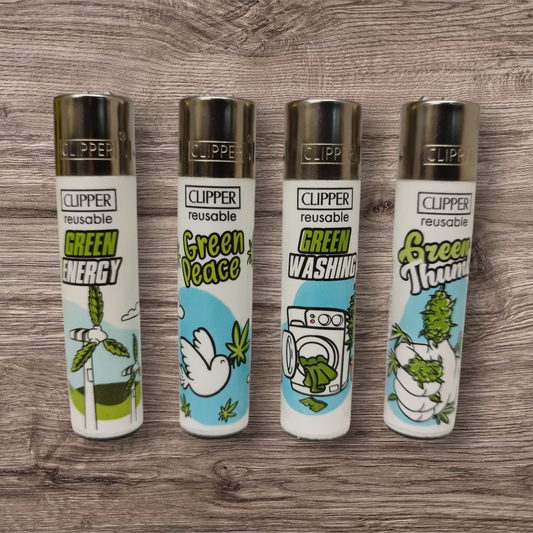 Clipper Large 4er Set - Green - Powered By Gizeh