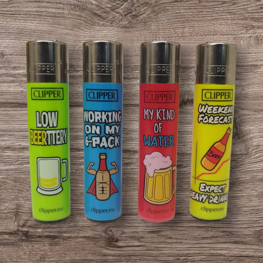 Clipper Large 4er Set - Beer Sentences -