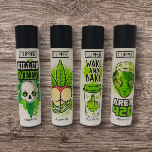 Clipper Large 4er Set - W..d Slogan 2 -