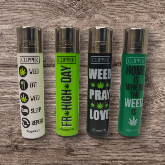 Clipper Large 4er Set - Leaf Slogans -