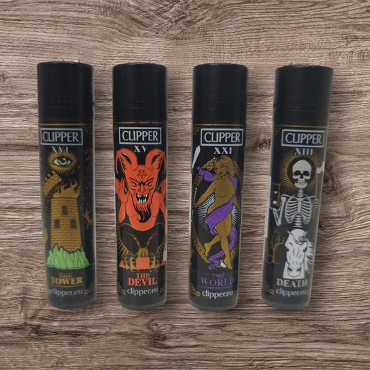 Clipper Large 4er Set - Tarot #2 - Red Pin