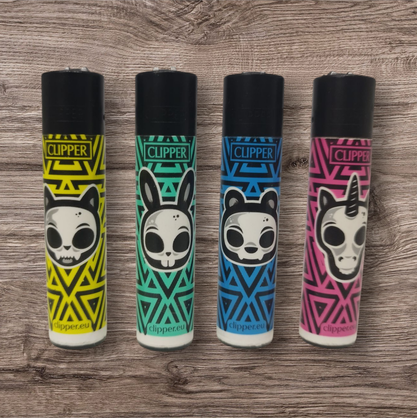Clipper Large 4er Set - Skulls 17 -