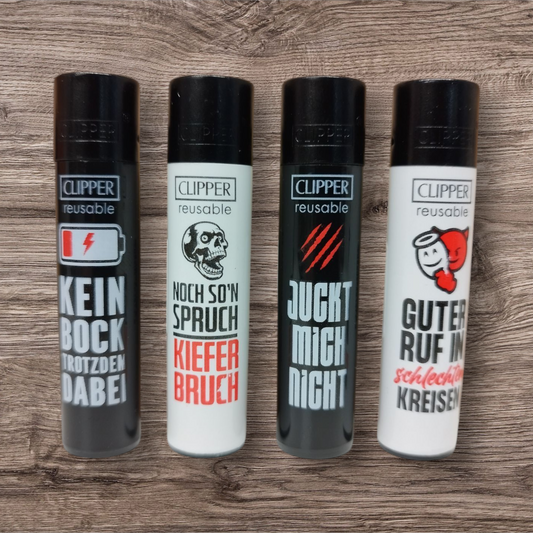 Clipper Large 4er Set - SPRÜCHE #2 -