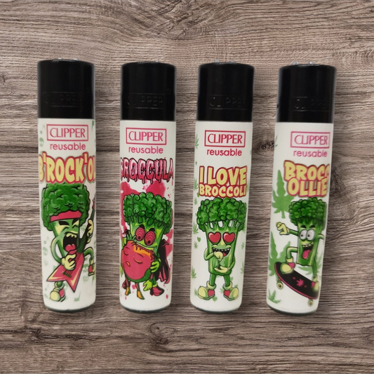 Clipper Large 4er Set " Broccoli "