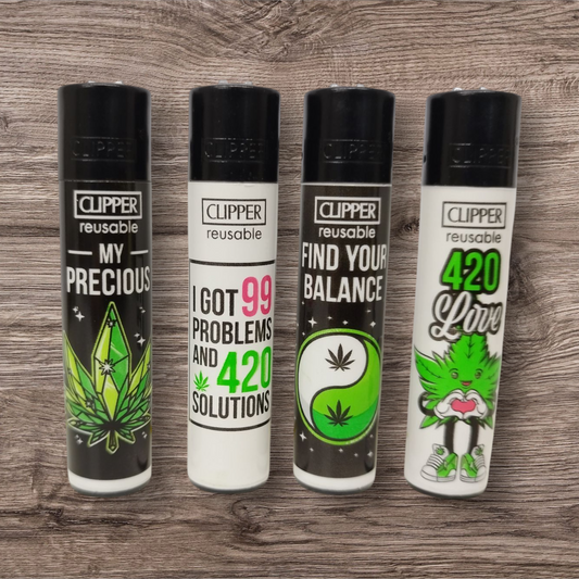 Clipper Large 4er Set " W..d Slogan 13 "