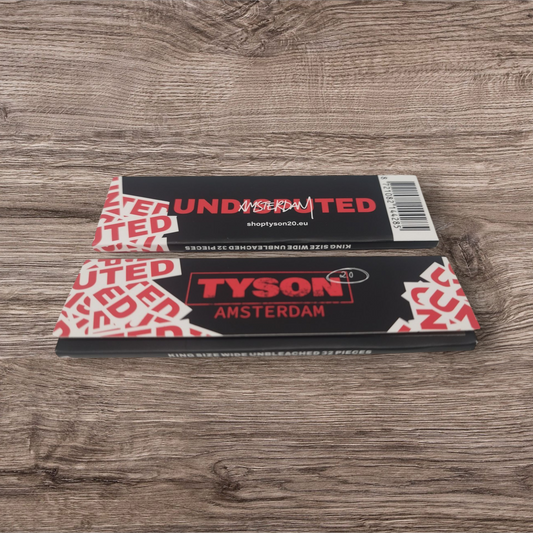 Tyson 2.0 Amsterdam Undisputed King Size Wide Unbleached Rolling Papers