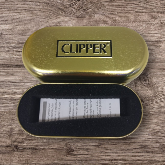 Clipper Blechdose Für Metall Clipper - Gold -