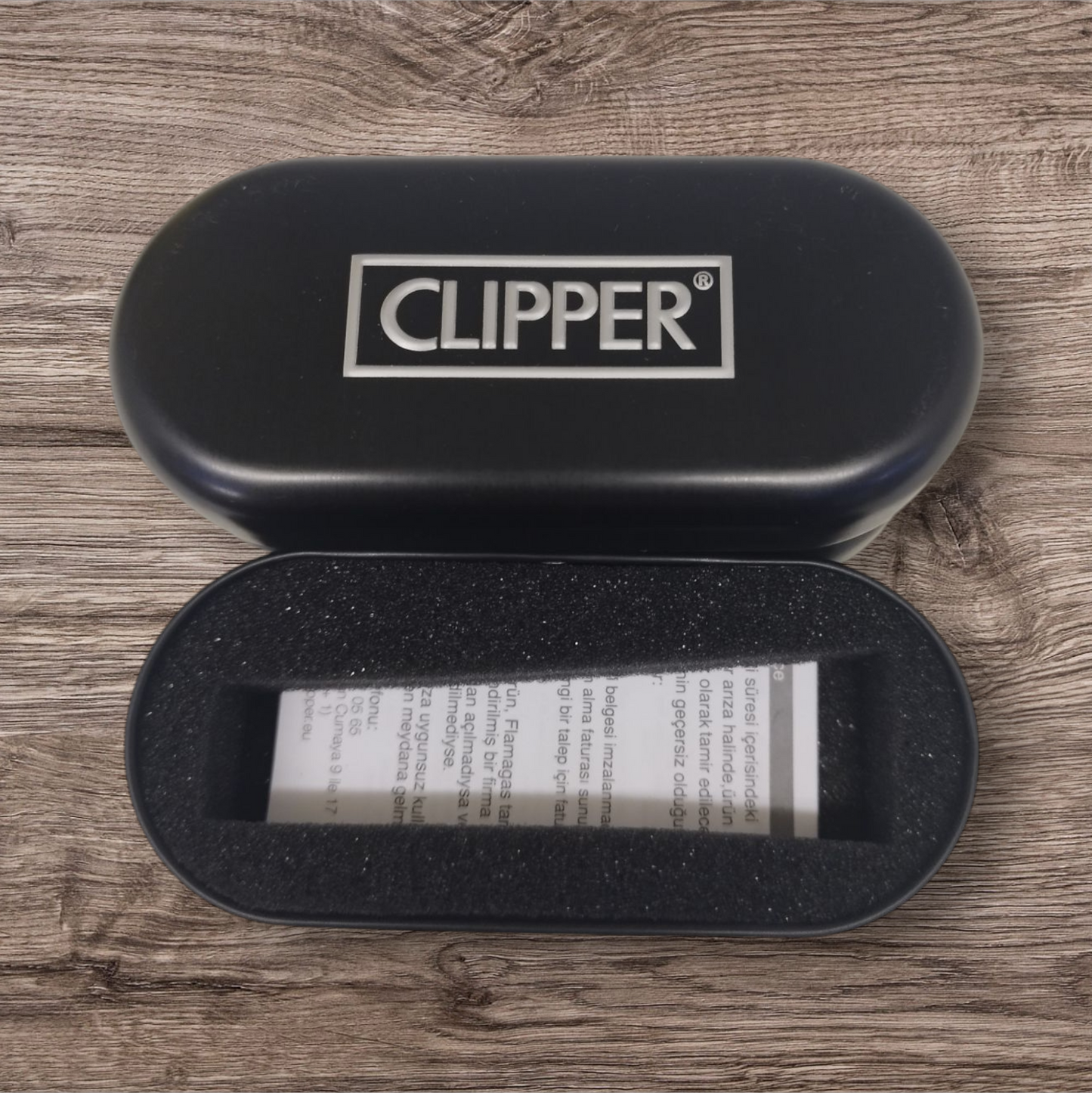 Clipper Blechdose Für Metall Clipper - Schwarz -