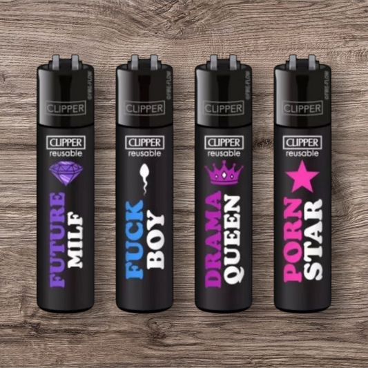 Clipper Large 4er Set FFX - Adult Slogan -