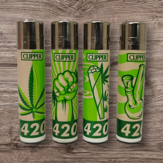 Clipper Large 4er Set * Fourtwenty * Red Pin