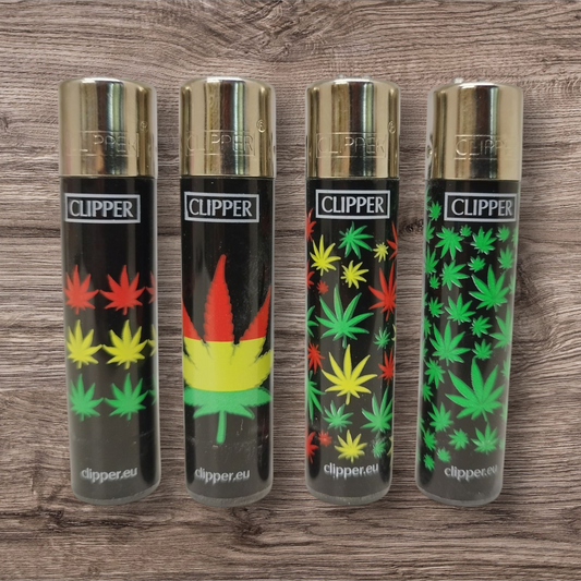 Clipper Large 4er Set - Leaves 20 - Red Pin