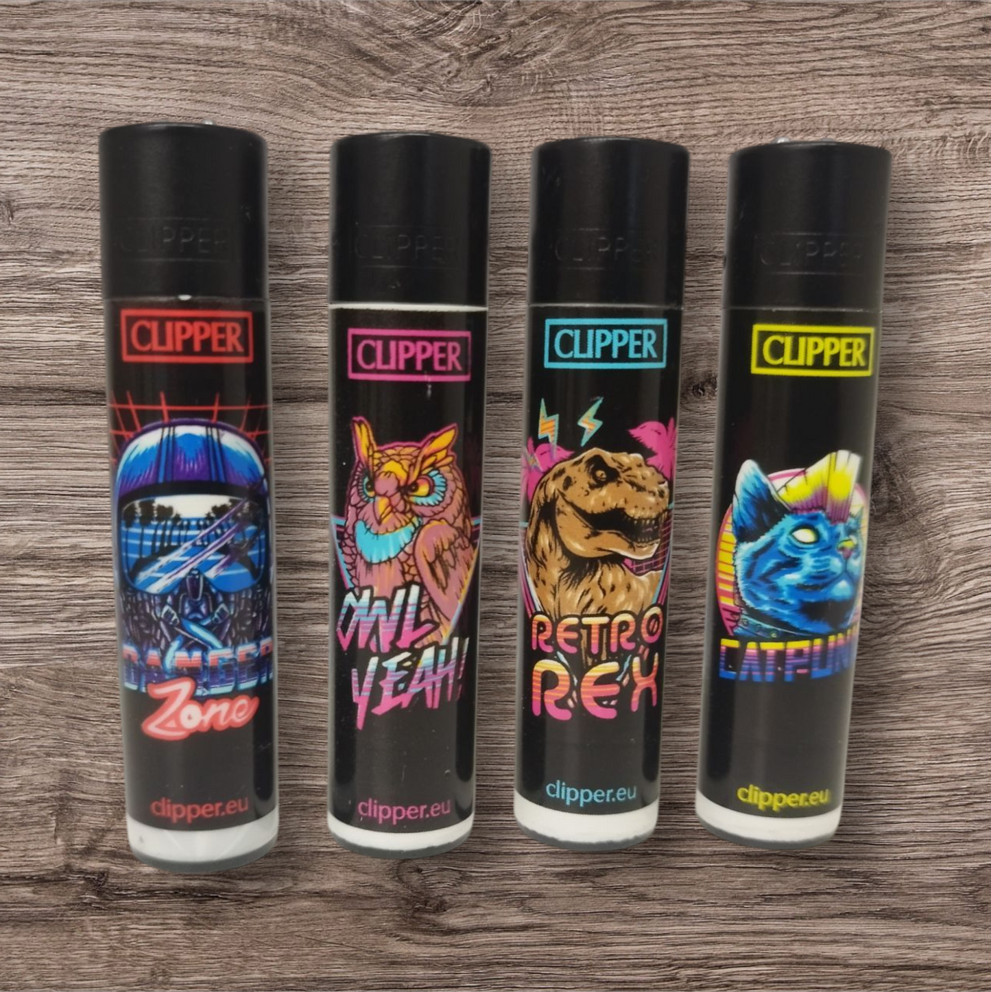 Clipper Large 4er Set - Retro Wave 2 -