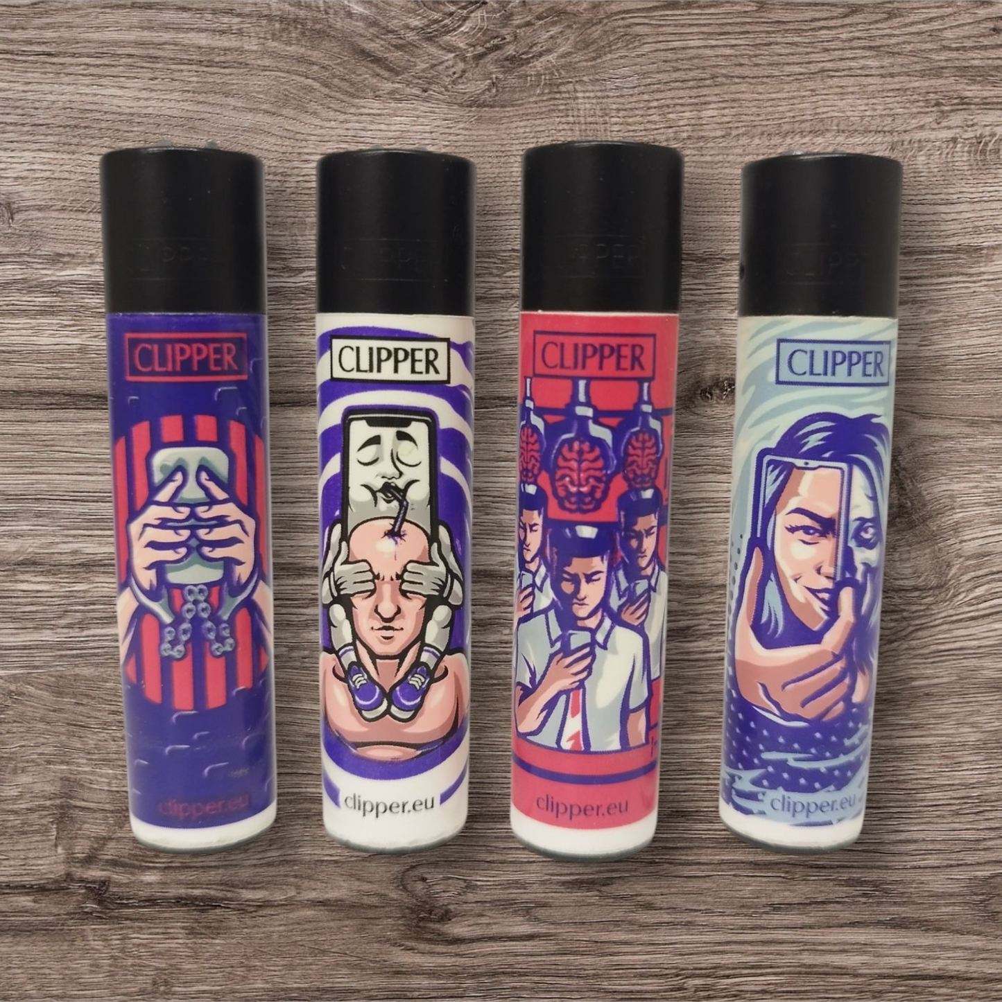 Clipper Large 4er Set - Digital World -