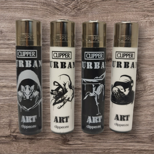 Clipper Large 4er - Set Urban Art - Red Pin