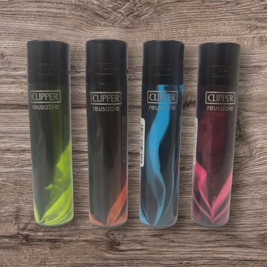 Clipper Large 4er Set  - Black Nebula -