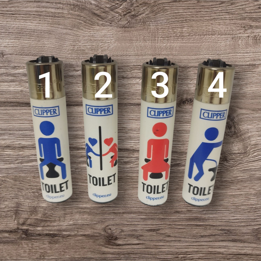 Clipper Large - Toilet Statements - Red Pin